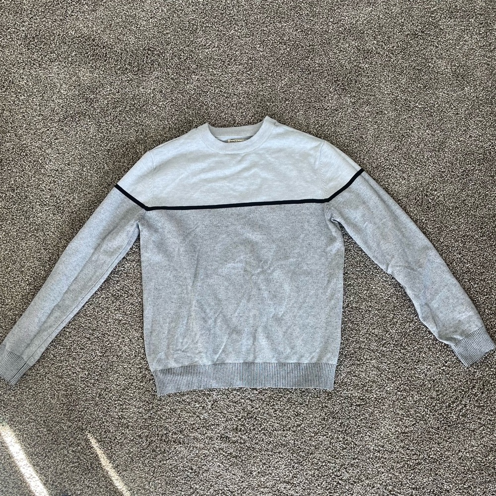 SCOTT JAME’S Men's Gray Sweater